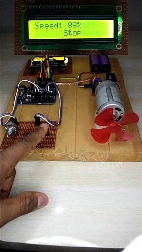 Speed Control DC Motor Project, Arduino Based Project
