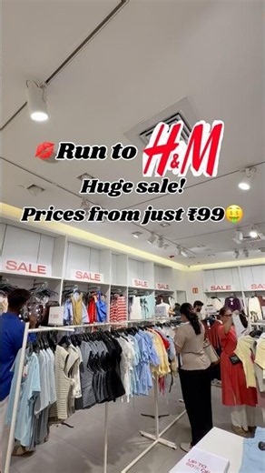 H&M Sale Is LIVE🤑 #sale #mumbai #h&m #minivlog #shopping #endofseason #inorbitmall #malad