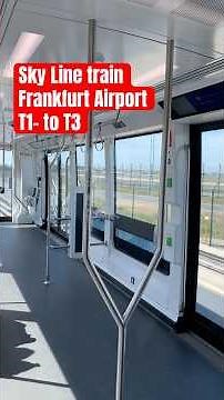 The BrandNew Sky Line train FRANKFURT AIRPORT to Terminal 3