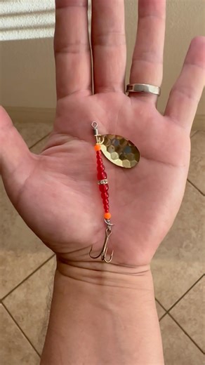 Make Your Own Trout Spinners - Trout Fishing #shorts #troutfishing