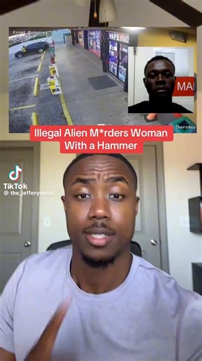 A random woman… attacked and killed with a hammer outside a gas station.. by a man who entered our country illegally and was allowed to stay under the Biden Administration's policies. No warning. No reason. Just pure violence.We are watching society unravel in real time.When do we say ENOUGH??