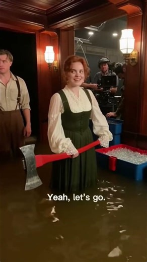 Titanic Flooded Corridor Axe Rescue Detailed Behind The Scenes #shorts #TitanicBTS #BehindTheScenes