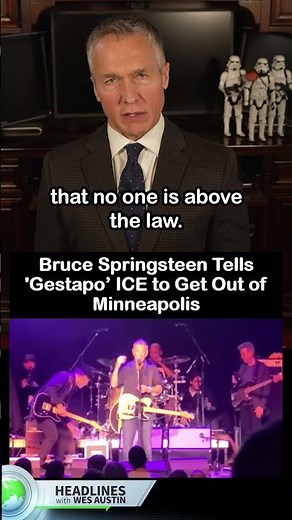 Bruce Springsteen Melts Down Over ICE on Stage