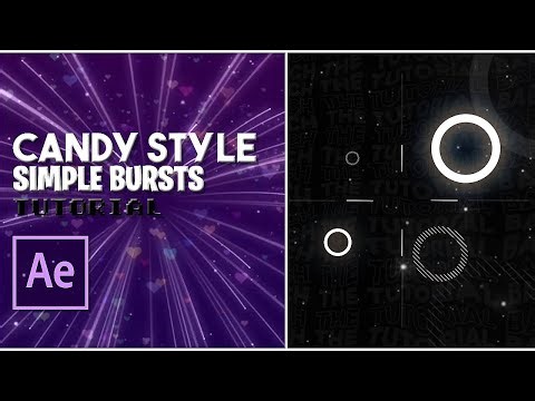candy style bursts after effects tutorial! (part 1)