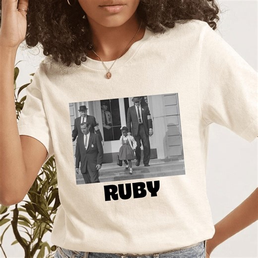 Ruby Bridges T-shirt: Civil Rights Pioneer - Black History Month ADOS Tee - Etsy