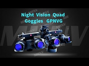 Quad Tubes GPNVG18 Ground Panoramic Night Vision Goggles #nightvision #nightvisiongoggles #thermal