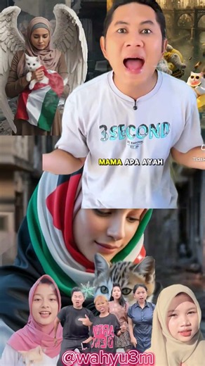 IKU SAKING ULOMO ALAMAT IKU IKU IKU 🇵🇸❤️🇮🇩 #sholawat #nabimuhammad #kucing #cat #short #shorts