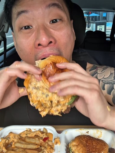Smashed Burger Mukbang Experience