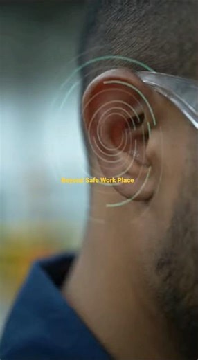 Protect your hearing from loud machines! 🎧⚠️ #WorkplaceSafety #HearingProtection