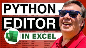 How the New Python Editor in Excel Works Like an IDE