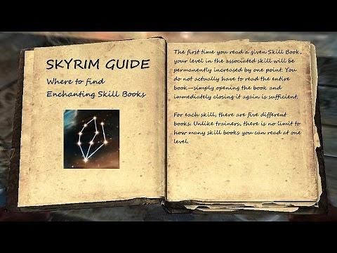 Skyrim Guide - Where to find: All 5 Enchanting Skill Books