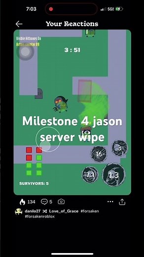 Milestone 4 jason wipe #forsaken #castle