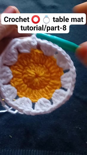 92K views · 1.4K reactions | Crochet ⭕  table mat tutorial/part-8 #everyoneシ゚ #fbreelsfypシ゚ #foryouシ #tablematdesign #reels #magiccircle #crochet #ilovecrochet #crochetforbeginners | Julia's Craft & Crochet | Facebook