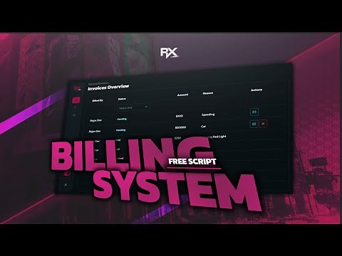 FREE Billing System - FiveM Script (ESX, QBCORE & QBOX)