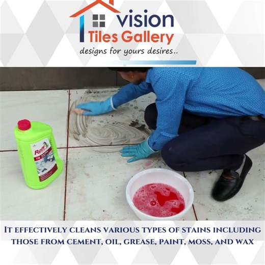 Roff Cera Clean is a high performance tile and ceramic cleaning #visiontilesgallery #homedecor