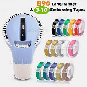 Dymo Omega Home Embossing Label Maker Embosser OR 3D Embossing Label Tape 9mm 3m  | eBay UK