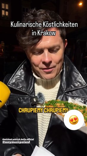 Michael Patrick Kelly war unterwegs mit @radio_rmffm in Krakow 🇵🇱 Seht selbst, wo der kulinarische Ausflug ihn hinführte. 🌮 | Michael Patrick Kelly_Fan Support
