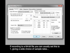Spike2 tutorials: Introduction to Sampling part 2: Optimising sample rates