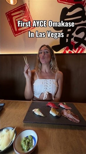 First ever AYCE Omakase in Las Vegas for only $58.95 📍Neko Hana