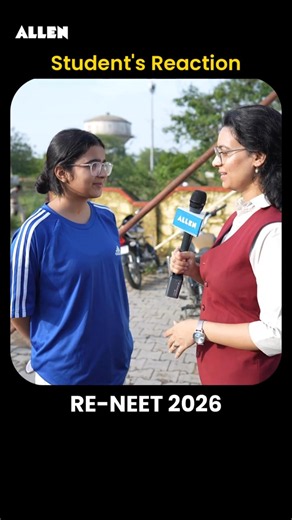 RE-NEET 2026 Student Reaction! 😱 My Journey Had Too Many Ups & Downs! #reneet2026 #shorts