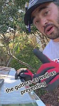 The best leafguard on the market, Leafblaster Pro! #raingutter #guttermaintenance #gutterguards