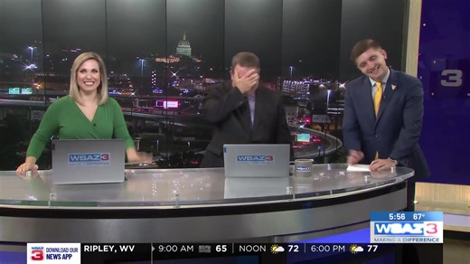 Marry Lisa dot com… I may need to check out that website. 🤣 Some fun banter this morning on WSAZ. | Dillon Gaudet Weather