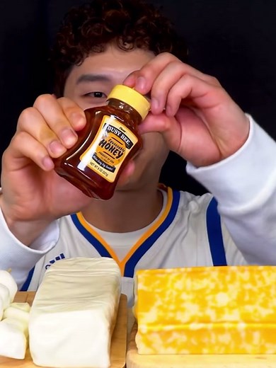 Cheese Party Mukbang: Fruit Cheese With Honey ASMR Eating Show