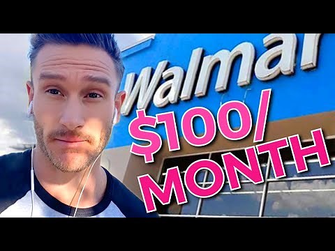 Extreme Budget $100/Month Clean Keto WALMART Grocery Haul