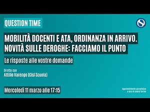 Mobilità docenti e ATA, ordinanza in arrivo. Novità sulle deroghe: facciamo il punto
