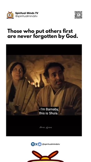 Spiritual Minds on Instagram: "THOSE WHO ALWAYS PUT OTHERS FIRST ARE NEVER FORGOTTEN BY GOD. #smtv"