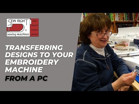 Transferring Designs to your Sewing and Embroidery Machine - PC Edition