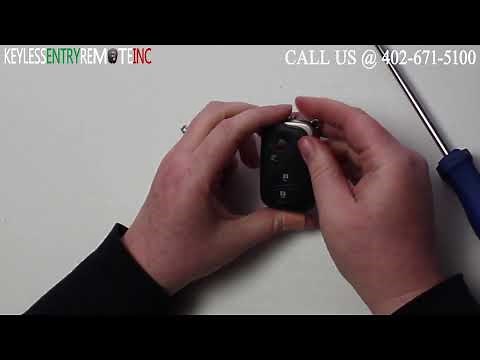 How To Replace A 2006 - 2011 Lexus IS250 Smart Key Fob Remote Battery FCC ID # HYQ14AAB