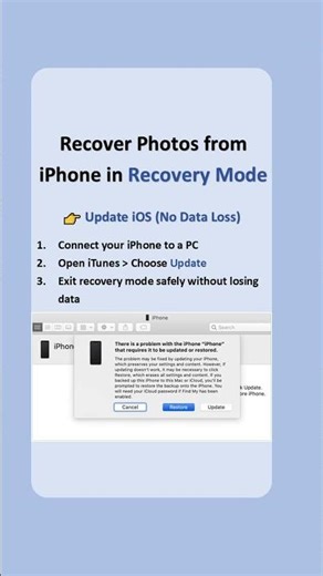 Recover Photos from iPhone in Recovery Mode (Easy Fix)