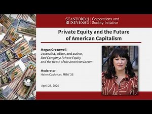 Private Equity and the Future of American Capitalism