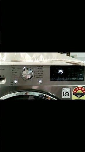 P5 error code lg washing Machine
