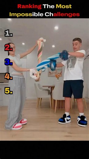 Ranking The Most Impossible Challenges #ranking #funny #challenges
