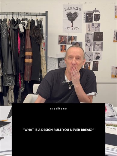 What is a design rule you never break? #richmond #johnrichmond