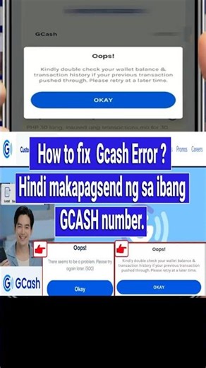 How to Fix Gcash Error " There seem to be a problem. Please try again later (500). "