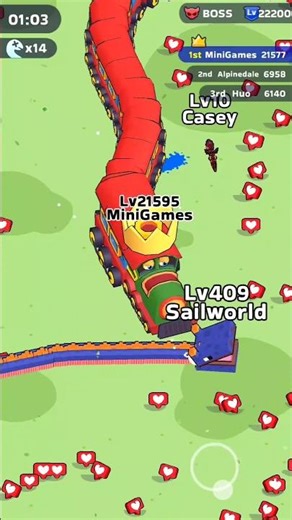 Snake Clash Vip Best Gameplay 106 #games #viralshorts #viralgaming