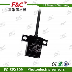 [Hot Item] Rts Diffuse Reflection Slotted Photoelectric Sensor Switch for Transparent Object Detection 5-10mm Range