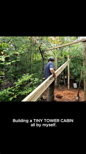 Building a Tiny Tower Cabin: A DIY Adventure