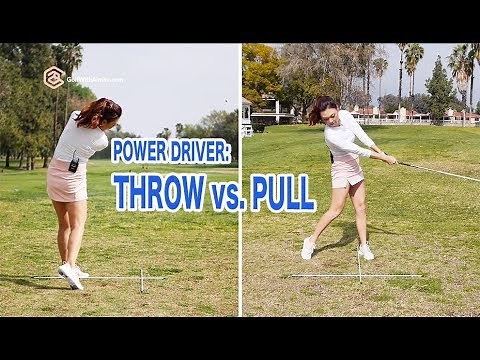 Power Driver - Throw vs. Pull | Golf with Aimee