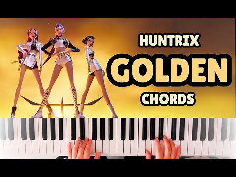 Golden - KPop Demon Hunters | Easy Piano Chords Tutorial