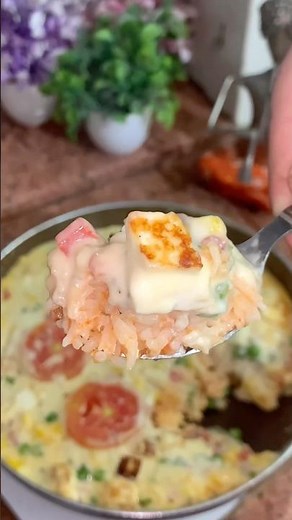 Easy Italian Rice recipe | 10 minute dinner idea #recipe #shorts #italianfood