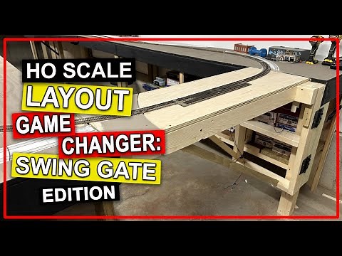 HO Scale Layout GAME CHANGER: Swing Gate Edition