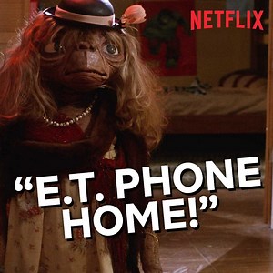 55K views · 916 reactions | "E.T. phone home!" The Steven Spielberg science-fiction classic E.T. THE EXTRA TERRESTRIAL is available on Netflix. | Netflix | Facebook