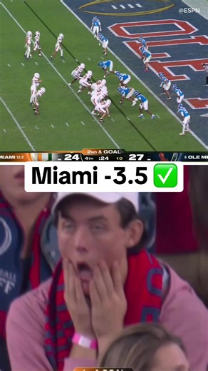Miami was 3000 to win it all before the season 👀 #sports #betting #sportsbetting #collegefootball #cfb