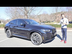 2023 BMW X4 xDrive30i M Sport: POV Start Up, Test Drive, Walkaround and Review