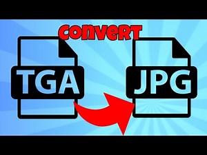 how to convert tga to jpg file