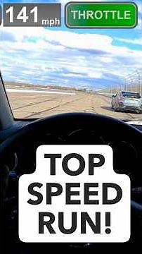 UNRESTRICTED Superspeedway Run MAZDA RX-8 #topspeed #superspeedway #mazdarx8 #maxspeed #pocono #hod